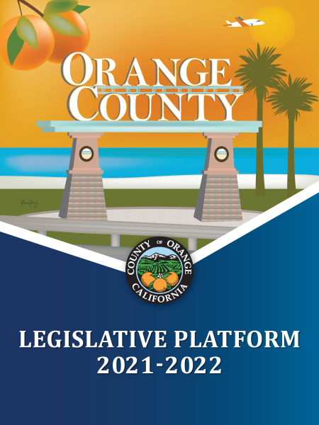 2021-2022 Orange County Legislative Platform Cover